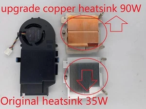Dell Optiplex 3080 5080 7080 MFF CPU Cooler FAN Copper Heatsink 0JV47V 0W77JN - Photo 1/5