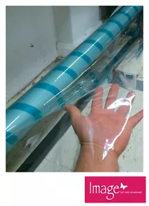 Plastic Clear Table Cloth 50m Roll 200Micron Table Cover Party Wedding Dining YW - Picture 1 of 1