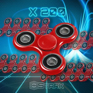 Juguete de escritorio de enfoque ROJO Hand Spinner Tri Calmante EDC TDAH autismo NIÑOS ADULTOS 200 PIEZAS - Imagen 1 de 6