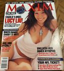 Magazine vintage 2001 MAXIM avec Lucy Liu-double taille mag avec de nombreux articles