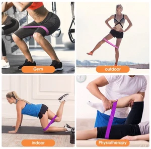 Omorc Resistance Bands Level Stretch Therapy Exercise Fitness Band Natural Latex - Picture 1 of 5