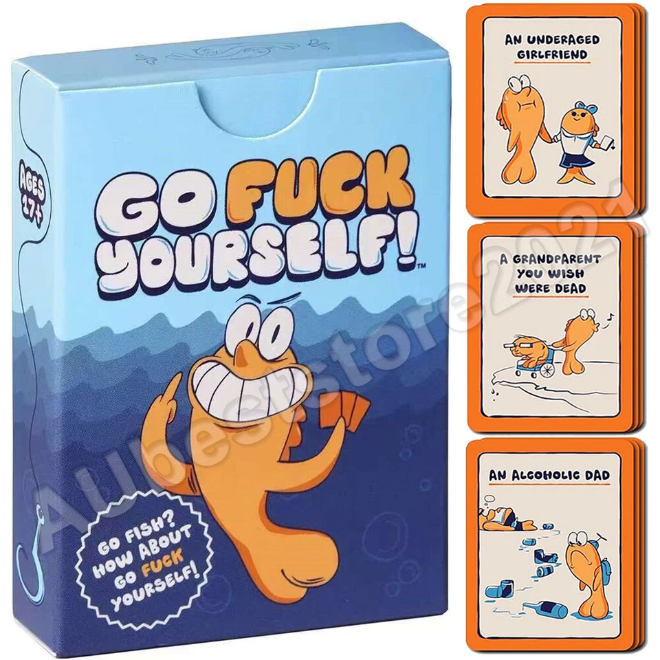 Go Fuc Yourself The Adult Go Fish Game You've Always Wanted Hilarious Card Game - image 1 of 4