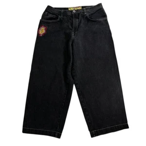 Jeans JNCO vintage anni 90 JESTER larghi gamba ricamati USA skater uomo 40x30 - Foto 1 di 9