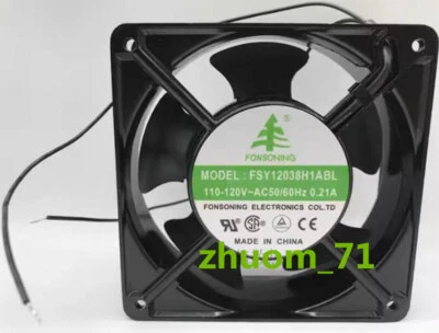 1PC FONSONING FSY12038H1ABL 12038 110V-120V 0.21A cooling fan - Image 1 of 3