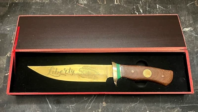 American Eagle Gold Coin, Bowie Knife Collection 12” in Display Box - Image 1 of 4