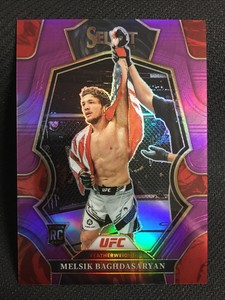 2023 Panini Select UFC Melsik Baghdasaryan #137 RC Premier Prizm Purple /99
