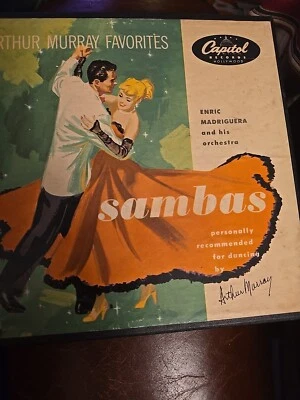 Box Set 4 45 RPM SAMBA ARTHUR MURRAY FAVORITES CAPITOL 1951 - Image 1 of 4