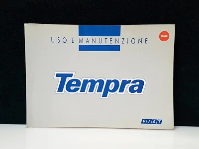 FIAT TEMPRA LIBRETTO USO E MANUTENZIONE 1° EDIZIONE 1995 - OTTIME CONDIZIONI - Immagine 1 di 4