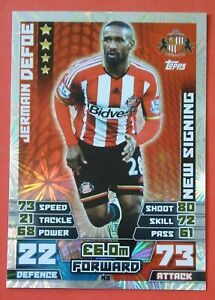 Match Attax Extra 2014/5 New Signing card - Jermain Defoe of Sunderland