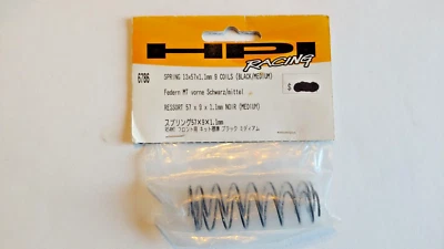 6786	HPI Shock Springs 13x57x1.1mm 9 Coils (Black/Medium) - Image 1 of 2