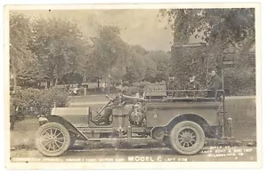 Montgomery Al Nuovo Fuoco Camion James Boyd RPPC Vero Foto Cartolina - Picture 1 of 1