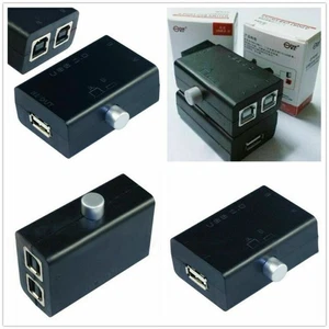 USB Device Sharing Share Switch Box Hub 2 Ports PC Computer Scanner Printer e - Picture 1 of 7
