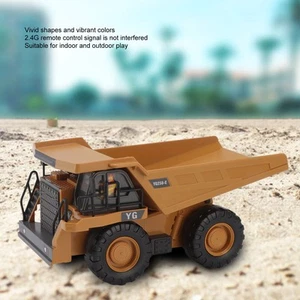 RC Dump Truck 1/24 Skala Wireless 2.4G Fernbedienung 9-Kanal-Bau-Fahrzeug L CU - Bild 1 von 23