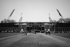 Retro Blechschild MÜNGERSDORFER STADION 1993 KÖLN COLOGNE 30 x 20 cm (4289) - Bild 1 von 5