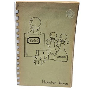 Vintage St Cecilias Cookbook Womens Club Recipe Book 1971 Houston Texas AS IS - Bild 1 von 14