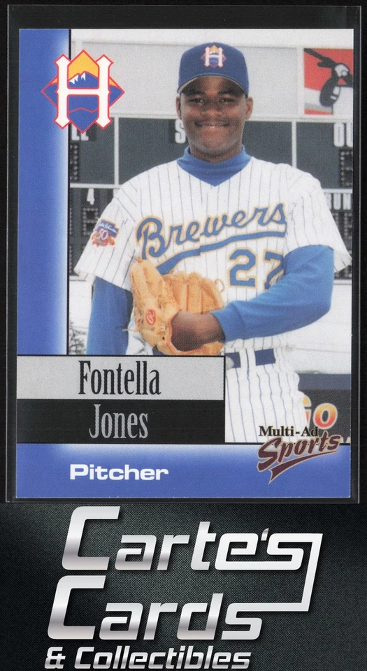 Fontella Jones 1998 Multi-Ad Helena Brewers #21 Helena Brewers - Image 1 of 2