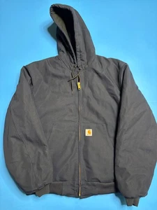 Carhartt Herren Steppjacke mit Kapuze J140 DNY USA ~ Large in Jet Black - Bild 1 von 7