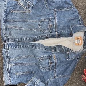 levis jean jacket men Size 3 X Blue Denim - Imagen 1 de 10