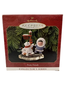 Hallmark 1999 Frosty Friends #20 in serie da collezione ornamento ricordo palo NUOVO - Foto 1 di 5