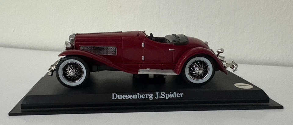 Modellino auto Duesenberg J.Spider bordeaux - scala 1/43 - Immagine 1 di 1