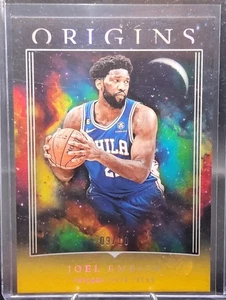 2023-24 Panini Origins Joel Embiid #37 True Gold /10 Philadelphia 76ers MVP ๐ฅ๐ - Picture 1 of 2