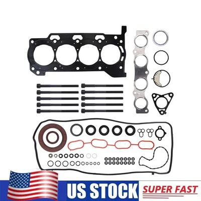 Full Set Gasket Head Bolts Kit 5393790553 For Toyota Prius 1.8L 2010 2011-2020 — 第 1/4 张图片