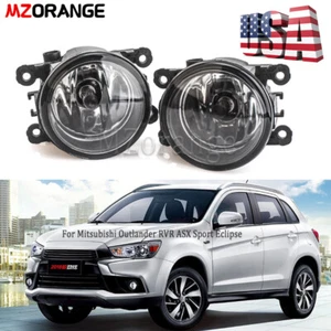 Fog Light Lamp For Mitsubishi Outlander Sport RVR ASX Eclipse 07-19 Left & Right - Picture 1 of 10