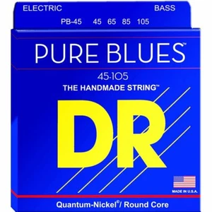 DR PB-45 Pure Blues Quantum-Nickel 4-String Bass strings 45-105 - Imagen 1 de 1