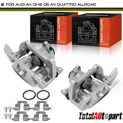2x Brake Caliper w/Bracket for Audi A4 2013-2016 Q5 2013-2017 Rear Left & Right - Image 1 of 4