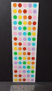 Vintage Stickers Mrs Grossmans Rainbow Dots Sticker Mod RARE 1995 - Picture 1 of 2