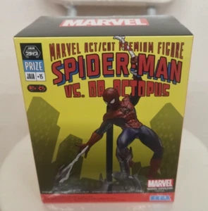 MARVEL ACT/CUT Premium Figure Spider-Man vs Doctor Octopus SEGA New Japan - Picture 1 of 8