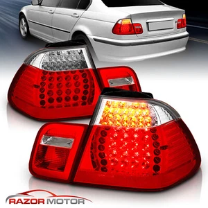 Par de luces traseras LED rojas solo para BMW E46 320/325/330 2002 2003 2004 2005 sedán - Imagen 1 de 8