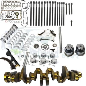 N55 Engine Rebuild Gaskets Set w/ Crankshaft Pistons Rings For BMW 335i M3 M4 - Picture 1 of 11