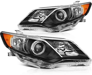 Conjunto de faros negros para Toyota Camry 2,5 L 2012-2014 - Imagen 1 de 9