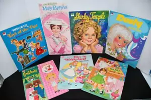 Libros de muñeca de papel surtidos de Disney/otros y libro de pegatinas 7 libros en total NUEVOS - Imagen 1 de 2