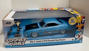 Jada Toys WILE E COYOTE & 1970 Plymouth Road Runner Diecast 1/24 Looney Tunes NW - Bild 1 von 17