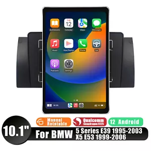 HD JOYING 10.1" Manual-Rotated Android 12.0 Car Stereo 1280*800P For BMW E39 E53 - Picture 1 of 16