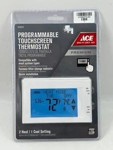 Ace Heating and Cooling Touch Screen Programmable Thermostat 4235370 - Picture 1 of 3