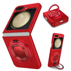 For Z Flip5 Phone Case Magnetic Wireless Charging Flip6 Flip 4 3 Phone Cover wit - Picture 1 of 36