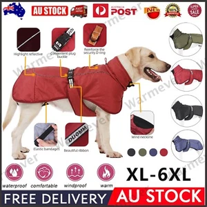 Waterproof Windproof Winter Warm Large Dog Clothes Pet Down Jacket Thicken Coat - Picture 1 of 20