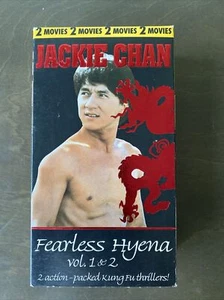 Fearless Hyena Vol 1 & 2 VHS Jackie Chan 2 Action Packed Kung Fu Thrillers OOP - Picture 1 of 6