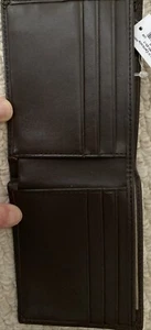 Gap Brown Leather Bifold Card Holder - Picture 1 of 4