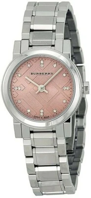 Brand New Burberry The City BU9223 Stainless Steel 26 mm Pink Dial Women's Watch - Image 1 of 2