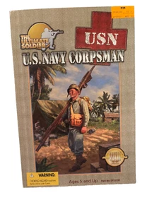 Vintage 2000 Ultimate Soldier 1/6 WWII US Navy Corpsman - NIB - Picture 1 of 7