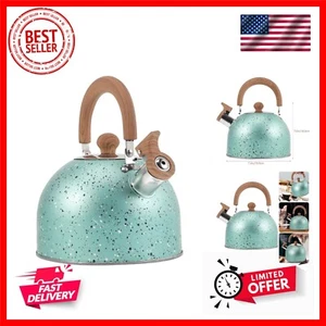 Whistling Tea Kettle for Stovetop Stainless Steel Tea Pot Kettles Water Kettl... - Picture 1 of 11
