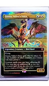 2024 MTG Magic the Gathering Bloomburrow Commander Foil #4 Zinnia Valley's Voice - Picture 1 of 3
