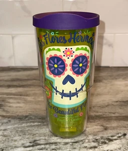 2024 Disney Parks COCO SKULL Epcot Flower & Garden Festival Tervis Tumbler 24 oz - Picture 1 of 9