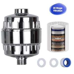 20Stage Shower Head Filter for Hard Water, High Output Filter to Remove Chlorine - Picture 1 of 13