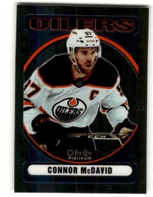 2021-22 O-Pee-Chee Platinum Retro Connor McDavid #R-1 Edmonton Oilers - Image 1 of 2