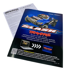 Traxxas Slash XL-5 Modell 58034-1 Kurzanleitung Handbuch Packung Neu - Bild 1 von 12